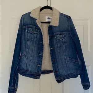 Sherpa lined Jean Jacket